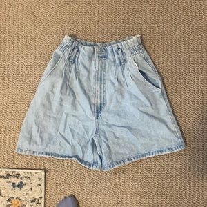 zara Bermuda jean shorts
